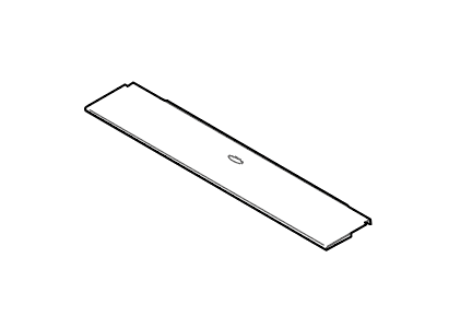 Feuille de tôle de protection – foyer LIGHT 01