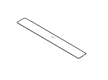 Feuille de tôle de protection – foyer LIGHT 02