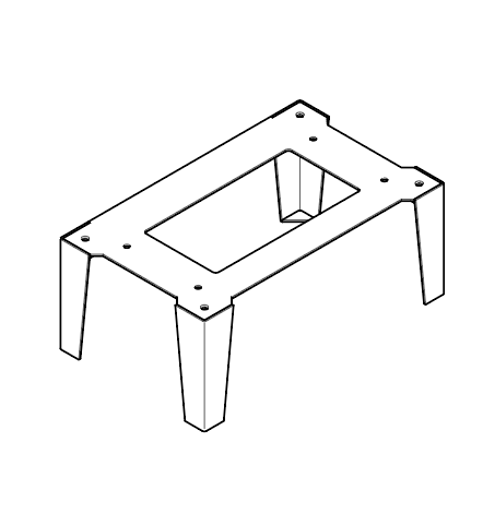 Support 4 pieds MAORI